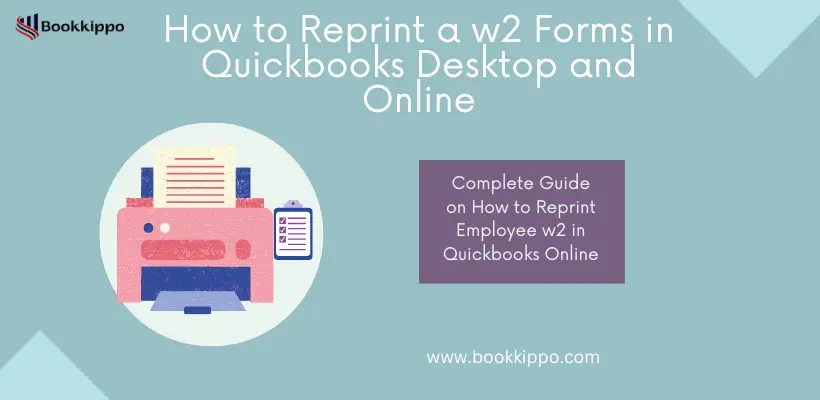 Reprint W2 Forms in Quickbooks